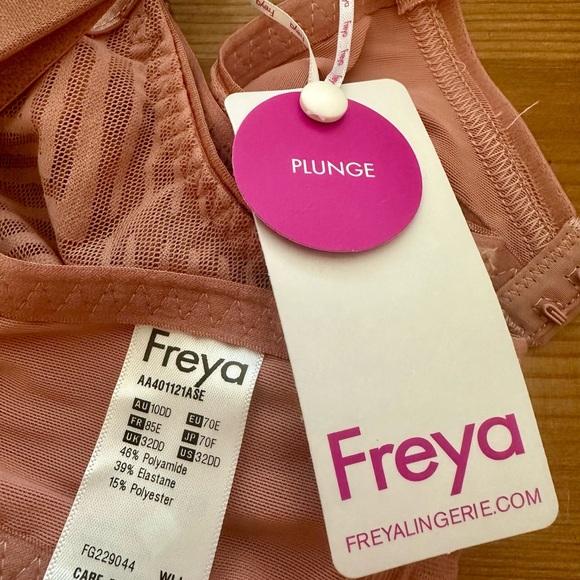 Freya Bra size 32DD NWT Rose Color - Picture 7 of 14